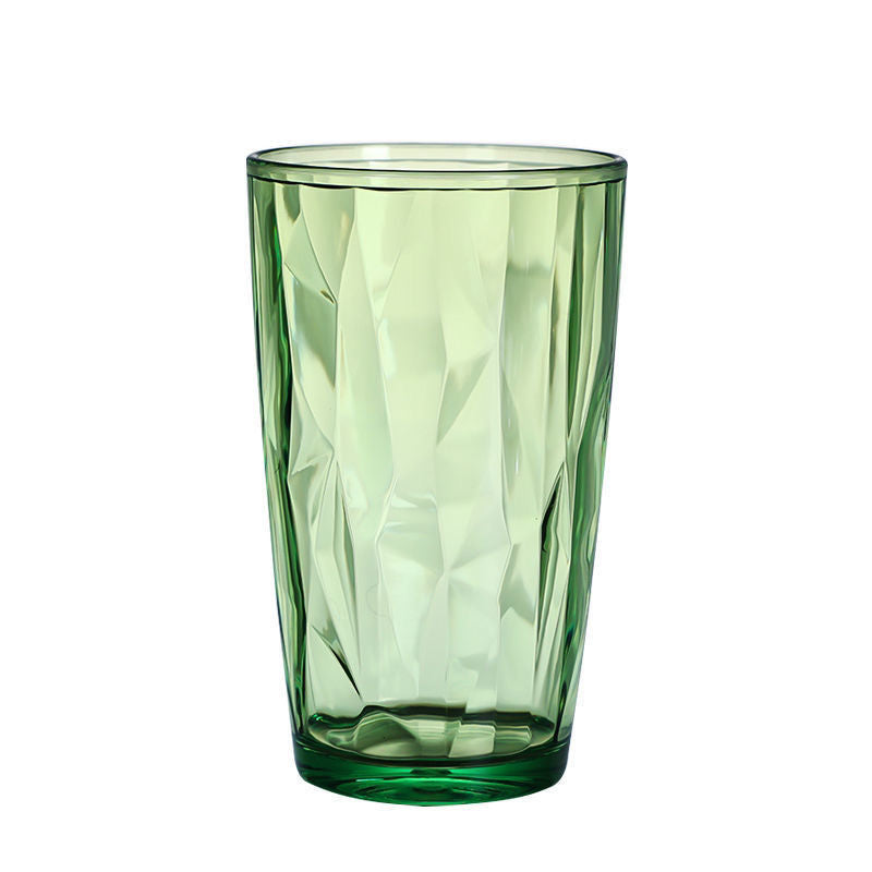 Acrylic Pc Colorful Water Cup, Juice Cup, Drink Cup, Heat-Resistant Restaurant Tea Cup, Mouthwash Cup, Plastic Beer Cup