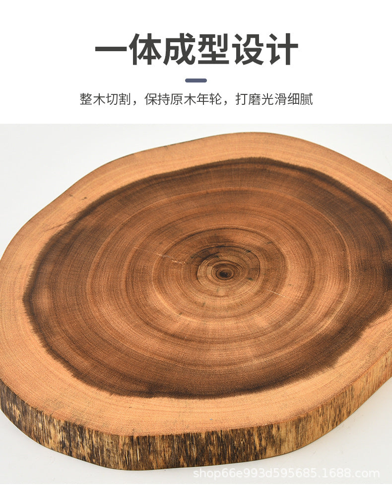 Creative Simple Solid Wood Cutting Board Natural Acacia Cutting Board Cutting Board Cutting Board Fruit Cutting Board Original Cutting Board