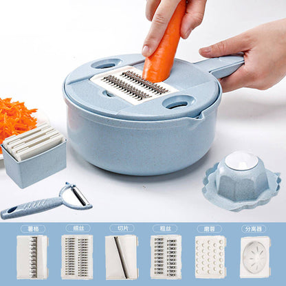Multi-functional vegetable cutter flapper potato silk artifact coarse silk household grater does not hurt hands wipers slicer