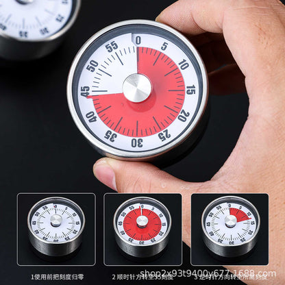 Visual Timer Kitchen Mechanical Timing Learning Children's Kitchen Reminder Magnetic Cooking Stopwatch Alarm Clock