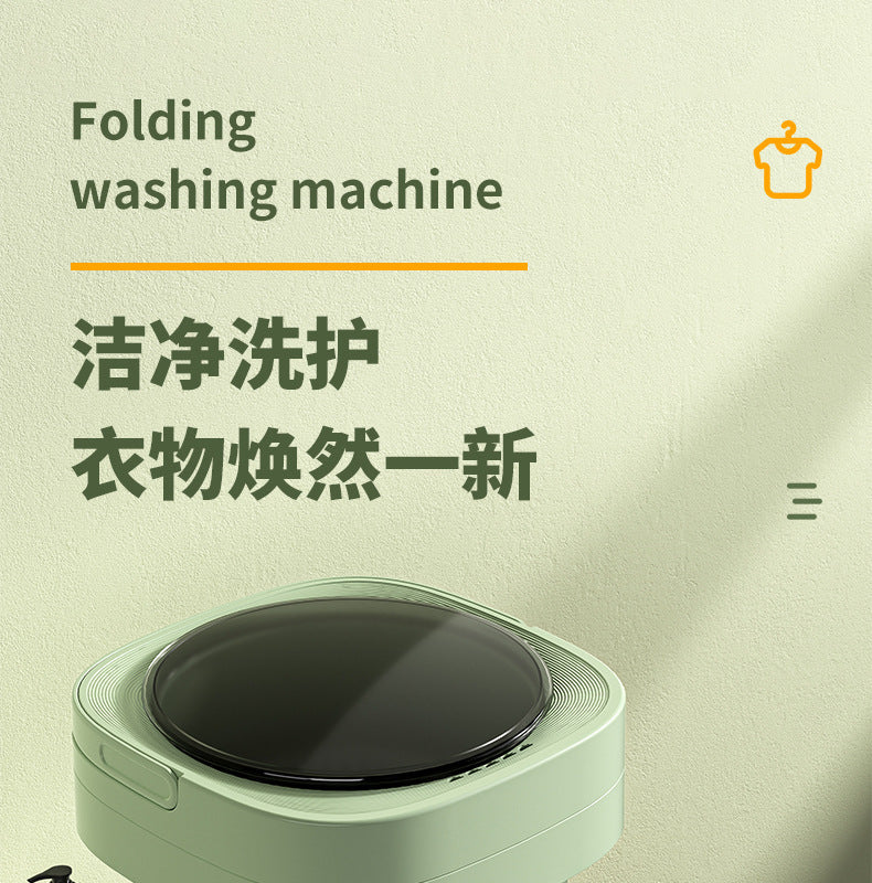 Daifa cross-border folding washing machine mini small washing machine baby underwear wash socks can be dried portable