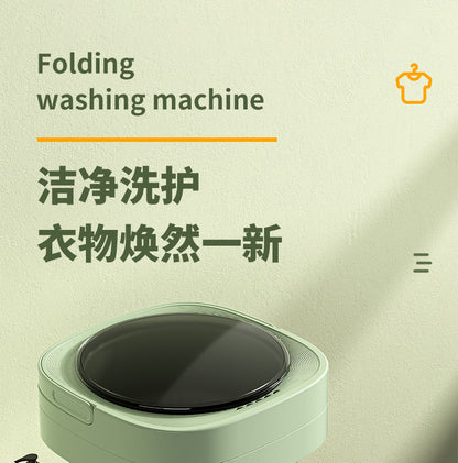 Daifa cross-border folding washing machine mini small washing machine baby underwear wash socks can be dried portable