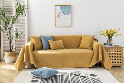 Four Seasons Universal Waterproof Sofa Towel Urine-proof Cat-scratch-proof Sofa Cover Cloth Towel Chenille Non-slip Non-sticky Sofa Cover