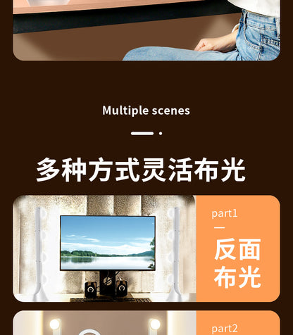 Live fill light anchor desktop makeup dedicated double row LED beauty skin rejuvenation professional live studio video background