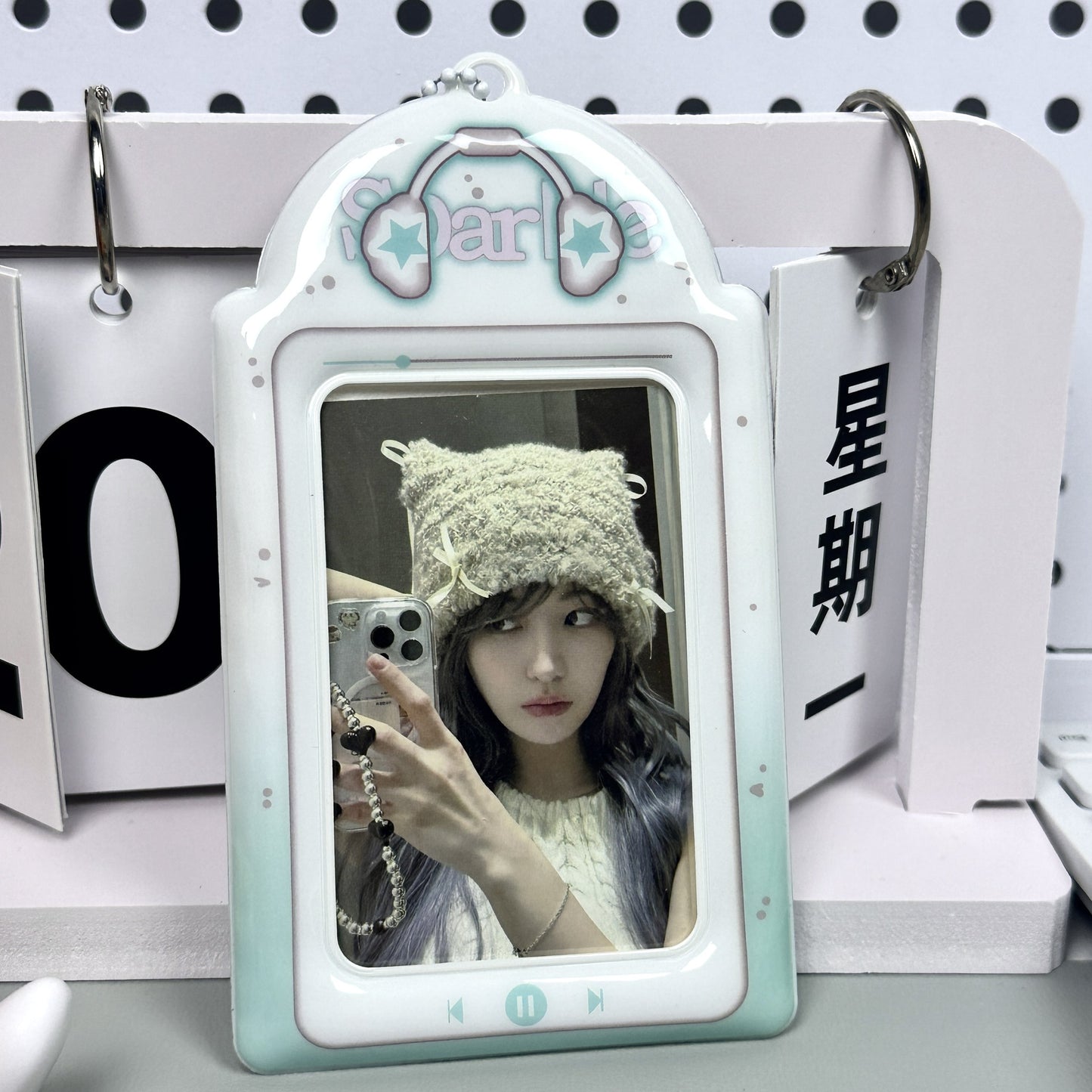 Supply Original Card Sleeve Small Card PVC Earth Flavor Star-chasing Aidou Campus Card Storage Card Bag Display Pendant Protective Cover