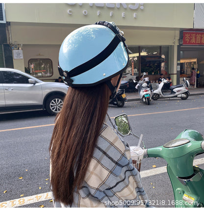 Factory Outlet GB 3C Harley Retro Half Helmet Lightweight Summer Electric Vehicle Helmet Safety Helmet Unisex