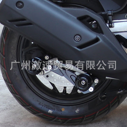 Suitable for Wuyang Honda Nwt150 Modified Accessories Exhaust Anti-Fall Stick Front Wheel Front Fork Cup Protection Anti-Fall Ball