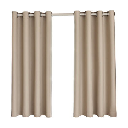 A set of simple small curtain sunshade sunscreen heat insulation rental room