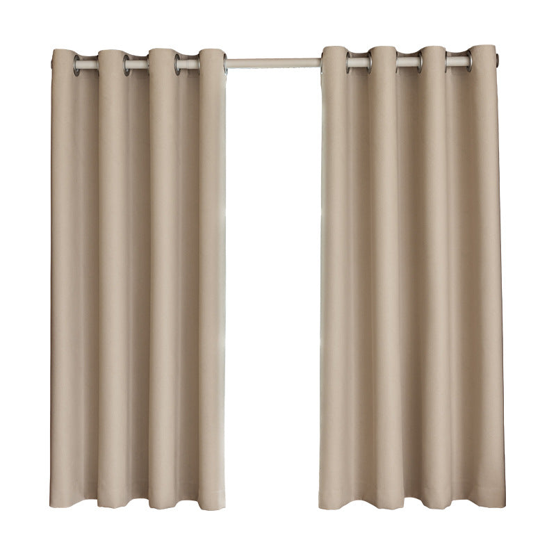 A set of simple small curtain sunshade sunscreen heat insulation rental room