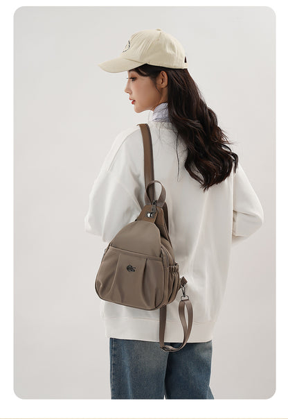 Outdoor Travel Backpack Women's New Chest Bag Lightweight Commuting Crossbody Bag Sports Mountain Climbing Multifunctional Small Backpack