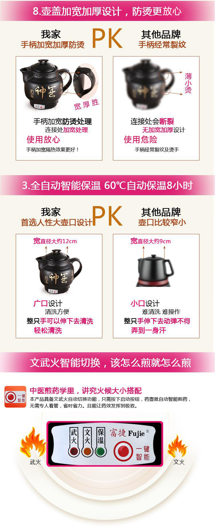 Factory wholesale decocting pot Chinese medicine pot automatic household Li Shizhen medicine pot plug-in decocting Chinese medicine casserole ceramic