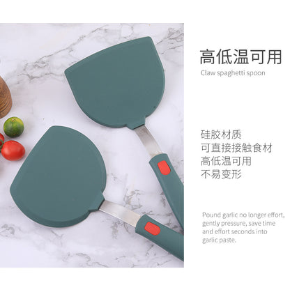 Silicone Kitchenware High Temperature Resistant Silicone Shovel Food Grade Household Teppanyaki Home Edition Teppanyaki Tools Complete Set