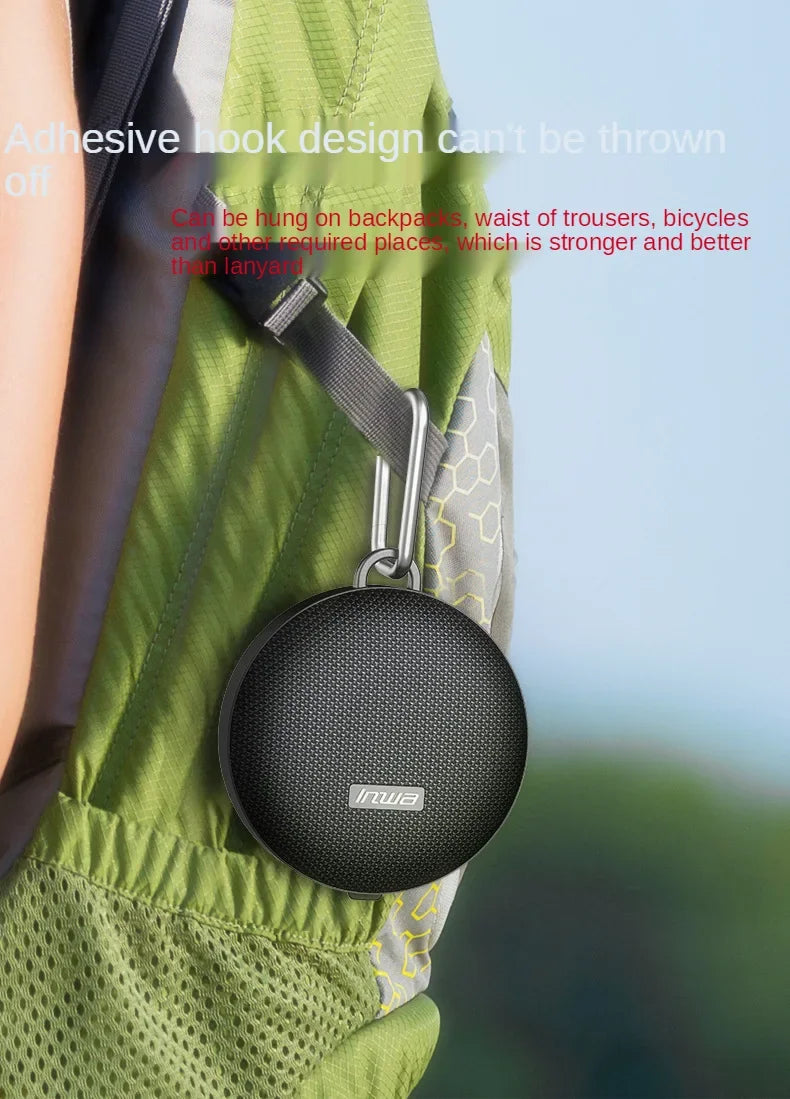 New Inwa Mz-500 Wireless Cycling Bluetooth Speaker Portable Outdoor Tws Stereo Subwoofer Card