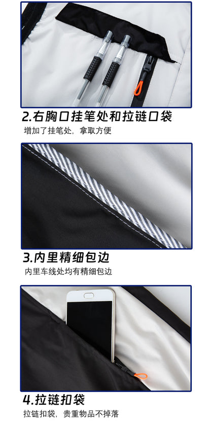 Cross-border Summer New Air Conditioning Clothing Hooded Tooling Short-sleeved Cooling Fan Clothing Outdoor Summer Prevention Work Clothes for Men