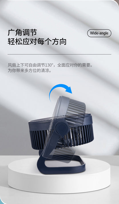 Desktop Electric Fan High Wind Table Fan USB Plug-In Office Small Fan Circulation Fan Student Dormitory Bed