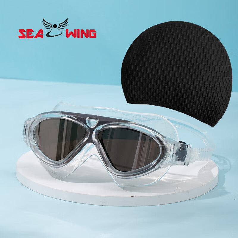 Large-Frame Swimming Goggles Liquid Silicone New Waterproof Diving Outdoor Sports Equipment Glasses Diving Goggles Wholesale