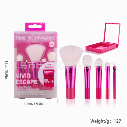 U.S. RT Series Makeup Brush suit Powder Puff 1997 Blush Brush Foundation Brush Eye Shadow Brush Beauty Egg Cross-border Exclusive