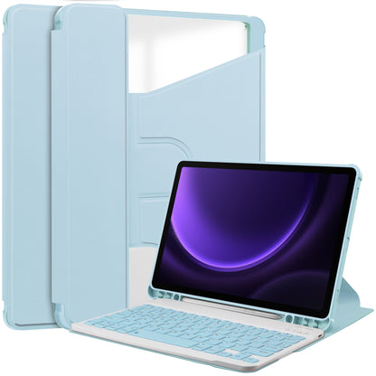 For small new pad2024 11 inch Bluetooth keyboard leather case Lenovo Tab M11 acrylic case with pen slot