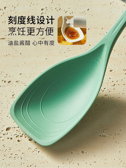 Multi-functional silicone spatula soup spoon kitchen daily food kitchen complementary food tool non-stick pan spatula spoon high temperature resistant kitchenware