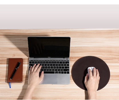 Thickened Crazy Horse leather computer table mat desk leather mouse pad cowhide laptop comfortable non-slip leather pad
