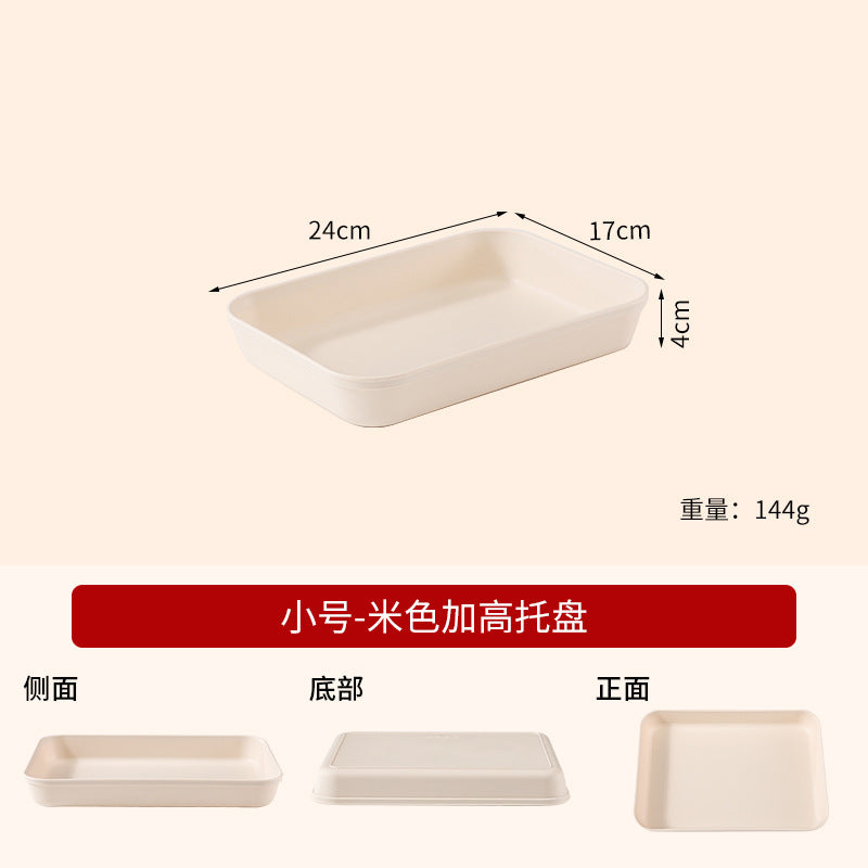 Commercial Deepening Tray Rectangular Kindergarten Plastic Storage Tray for Hot Pot Food Preparation Tray with Marinated Flavor Marinated Dishes Display Tray