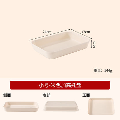 Commercial Deepening Tray Rectangular Kindergarten Plastic Storage Tray for Hot Pot Food Preparation Tray with Marinated Flavor Marinated Dishes Display Tray