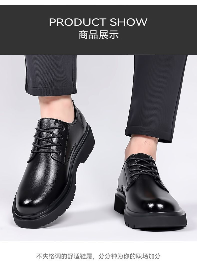[100% full cowhide] special clearance processing leather shoes men's shoes genuine leather soft bottom non-slip business casual shoes