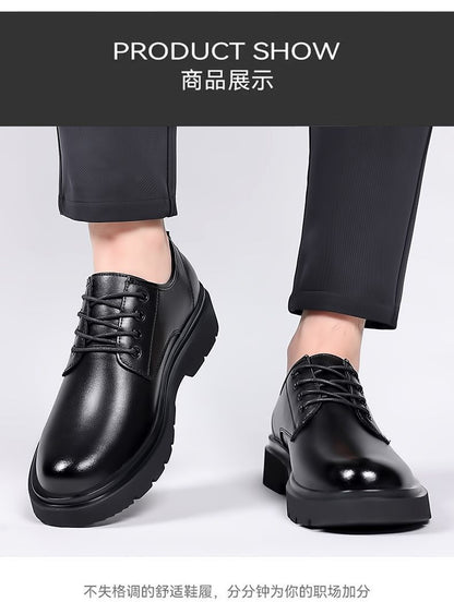 [100% full cowhide] special clearance processing leather shoes men's shoes genuine leather soft bottom non-slip business casual shoes