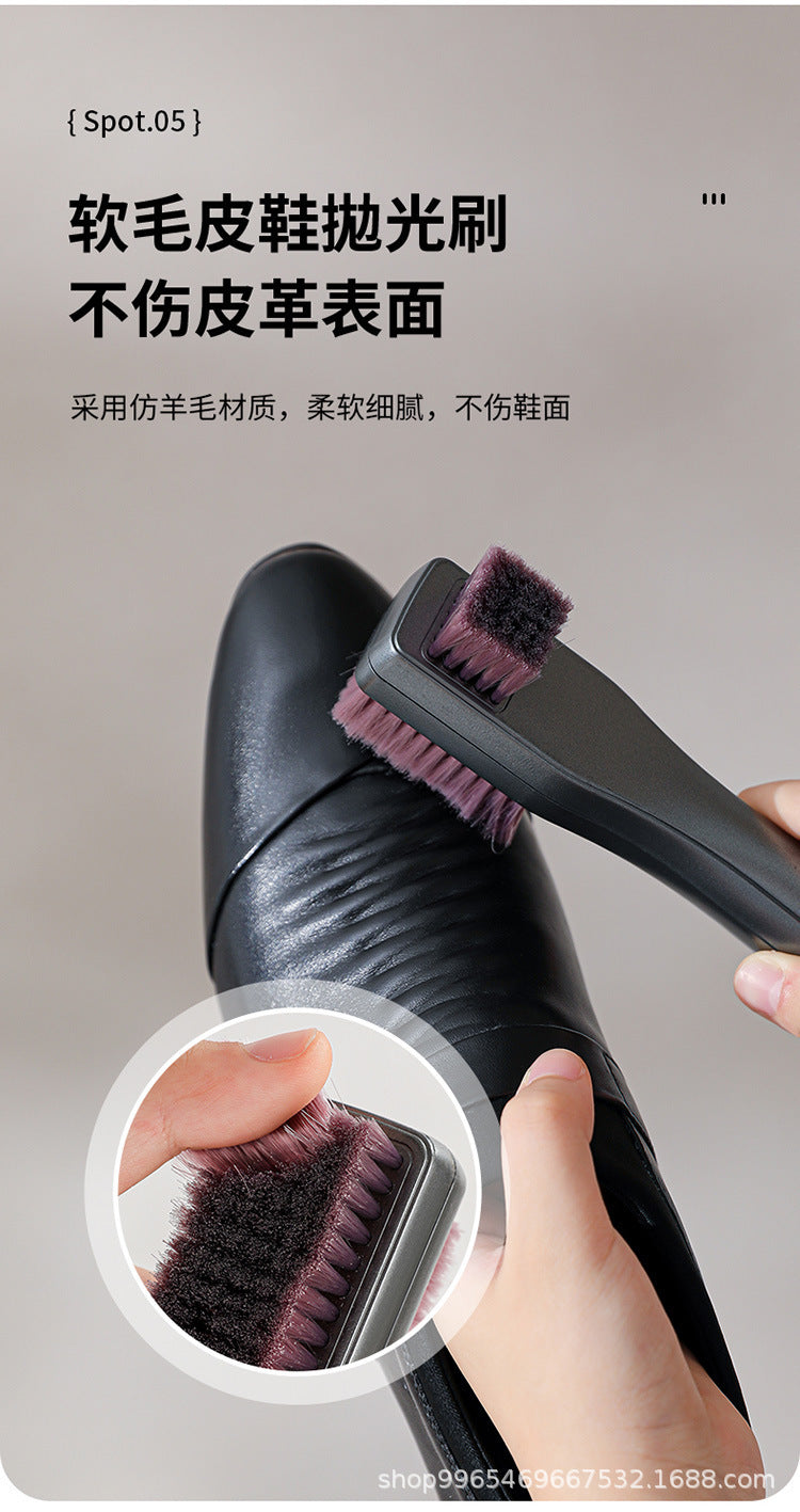 New Fully Automatic Electric Shoe Polisher Multifunctional Rechargeable Household Handheld Shoe Brush Black White