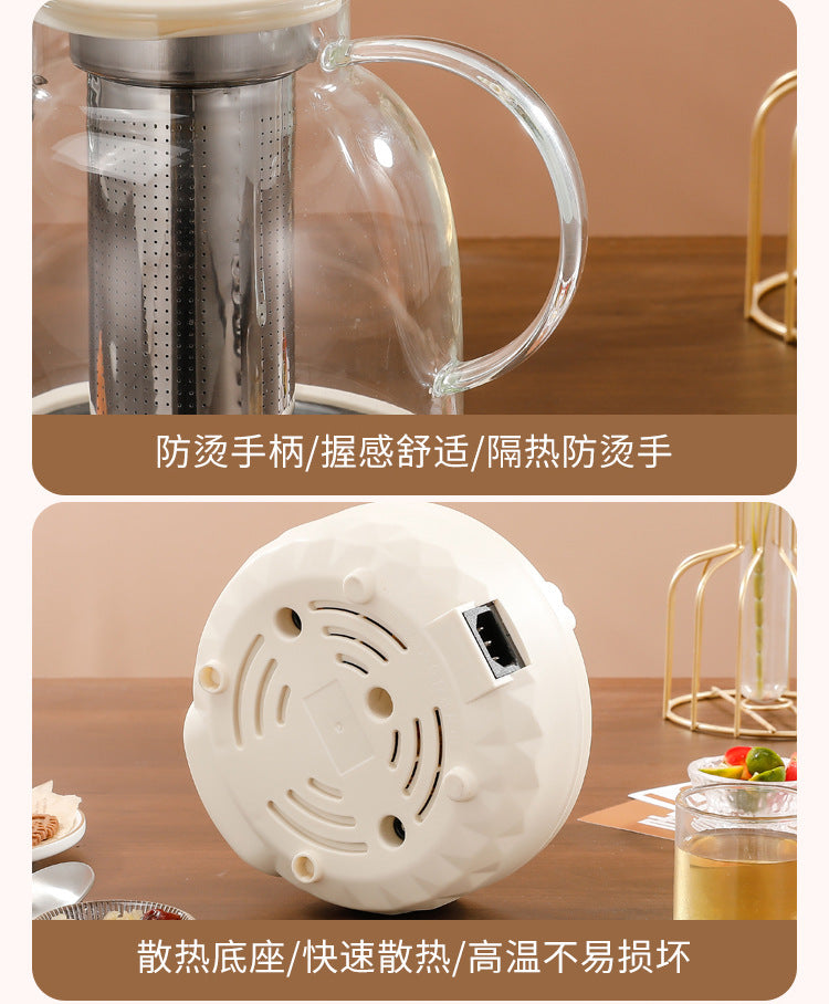 Factory Direct Supply Glass Health Pot Home Multifunctional Office Fully Automatic Mini Tea Maker Gift Boiling Water