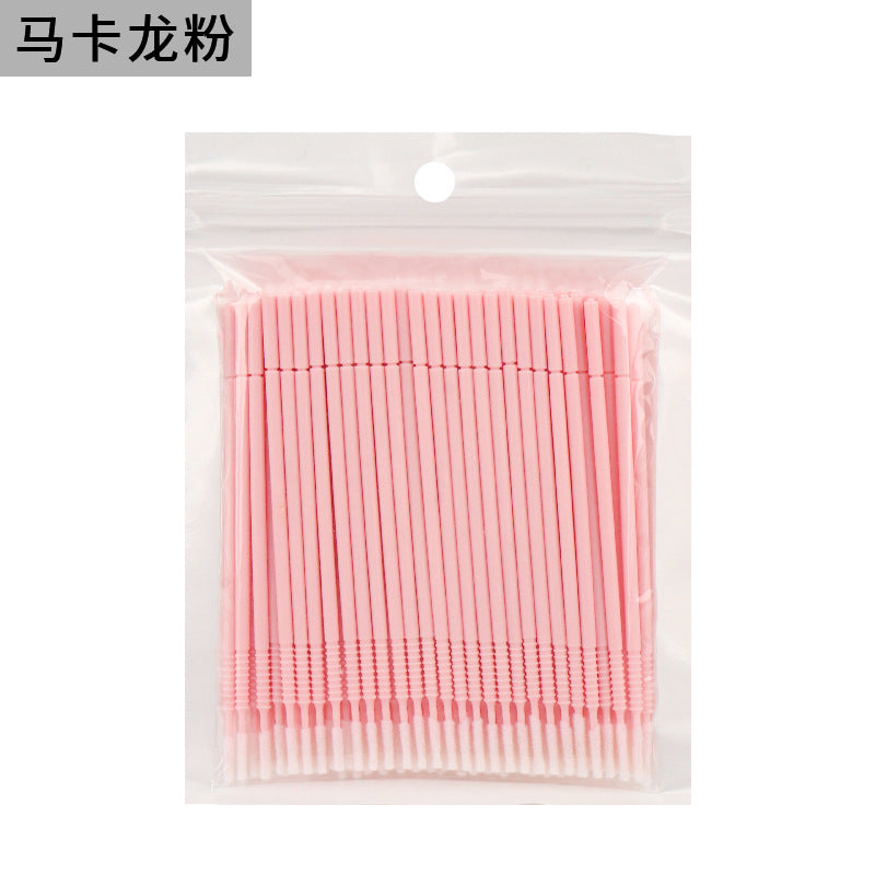 New wholesale long head cotton swab eyelash tattoo nail cleaning cotton swab eyelash disposable long thread cotton swab