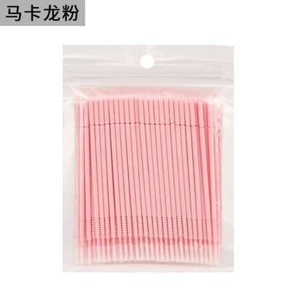New wholesale long head cotton swab eyelash tattoo nail cleaning cotton swab eyelash disposable long thread cotton swab