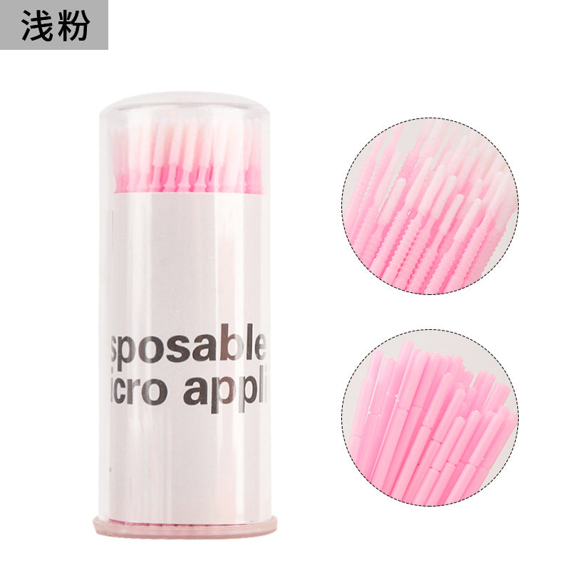 New wholesale long head cotton swab eyelash tattoo nail cleaning cotton swab eyelash disposable long thread cotton swab
