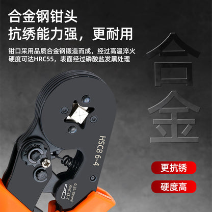 Tubular terminal crimping pliers HSC86-46-6 European cold pressing pliers crimping tool needle terminal crimping pliers