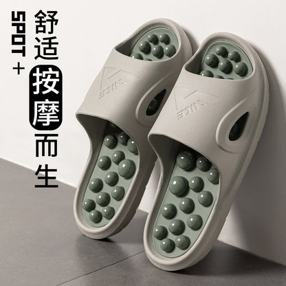 Massage Slippers for Women 2025 New Model Home Indoor Non-Slip Health-Preserving Acupressure Foot Point Slippers for Men Summer