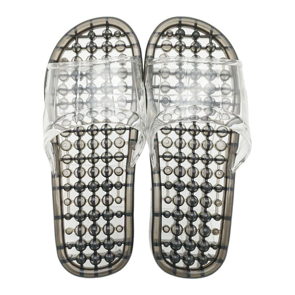 Couple Bathroom Slippers Men's Summer Non-slip Home Indoor Bathing Women's Sandals Thick Bottom Massage Leakage Home Shoes