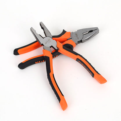 Multi-functional wire pliers household labor-saving vise industrial grade diagonal pliers 8 inch pointed pliers electrical wire stripping pliers