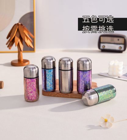 Capsule Bird's Nest Titanium Cup Women's Car Mini Insulated Cup Portable Compact 150ml Pocket Cup Pure Titanium Water Cup
