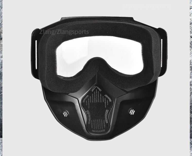 Zlang tactical mask outdoor riding cross-country skiing goggles mask lens 3mm outdoor CS protective equipment