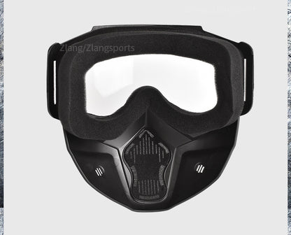 Zlang tactical mask outdoor riding cross-country skiing goggles mask lens 3mm outdoor CS protective equipment