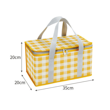 Spot Takeout Insulation Bag Wholesale Outdoor Picnic Insulation Satchel Ice Bag Large Capacity Takeaway Cake Insulation Bag
