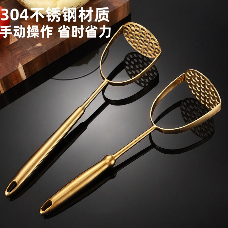 Stainless steel sweet potato masher household potato press kitchen tool manual multi-function masher potato press