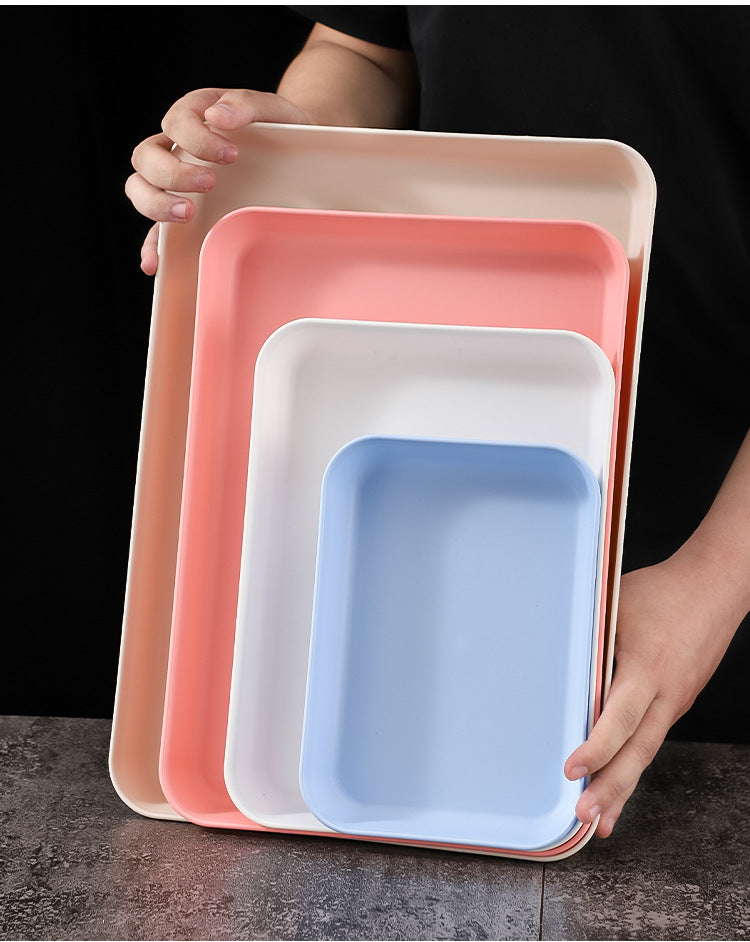 Commercial Deepening Tray Rectangular Kindergarten Plastic Storage Tray for Hot Pot Food Preparation Tray with Marinated Flavor Marinated Dishes Display Tray