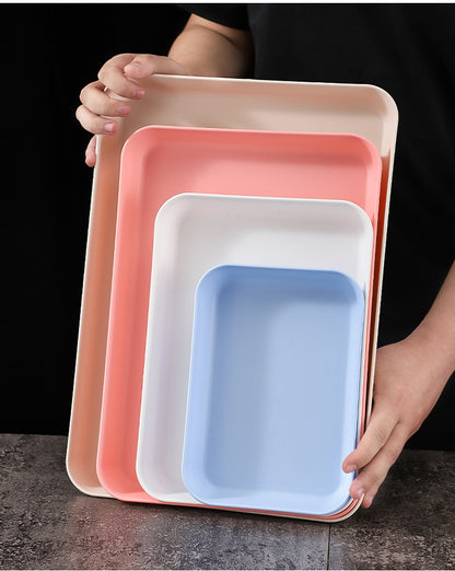 Commercial Deepening Tray Rectangular Kindergarten Plastic Storage Tray for Hot Pot Food Preparation Tray with Marinated Flavor Marinated Dishes Display Tray