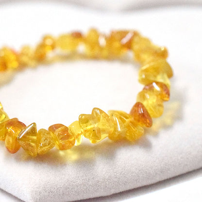 Amber Beeswax Bracelet Women's High-end Sense New Chinese Bracelet Wenchuang First Jewelry Natural Real Cross-border One-Piece Hair