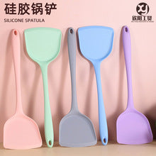 Silicone Soup Spoon Food Grade Long Handle Household Large Soup Spoon High Temperature Resistant Mini Porridge Spoon Frying Spoon Non-stick Cooking Pan Spoon