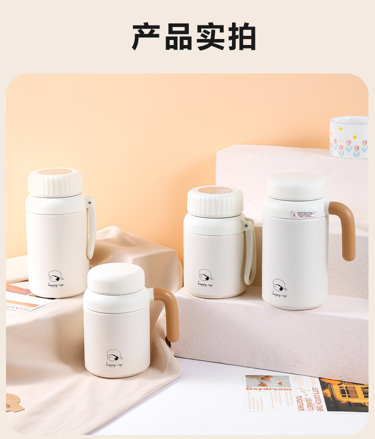 Cross-border Stainless Steel Large Capacity Outdoor Sports Water Cup 316 Tea Water Separation Thermos Cup High Color Value Student Water Cup