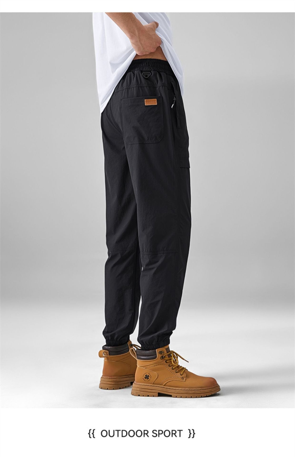 2024 Summer Thin Pants Soft Shell Waterproof Windproof Men's American Style Functional Outdoor Mountaineering Casual Crock Pants