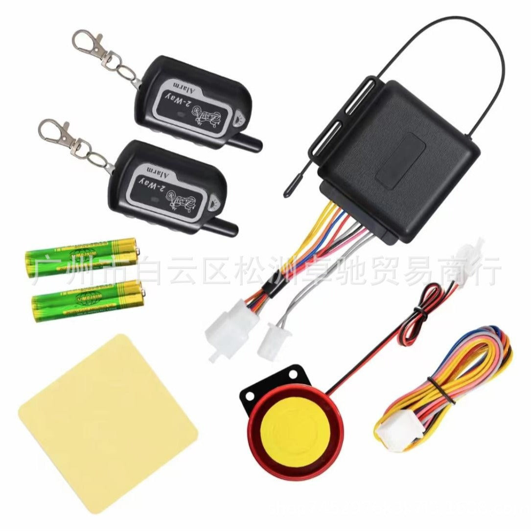 Manufacturer Wholesale Motorcycle Two-Way Anti-Theft Device Remote Control Alarm Vibration Reminder Safety Anti-Theft Rainproof Sunproof Machine