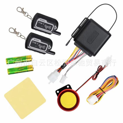 Manufacturer Wholesale Motorcycle Two-Way Anti-Theft Device Remote Control Alarm Vibration Reminder Safety Anti-Theft Rainproof Sunproof Machine